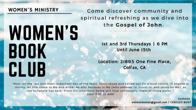 Womens Ministry Book Club